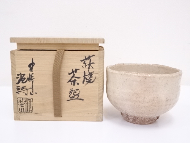 萩焼　渋谷泥詩造　茶碗